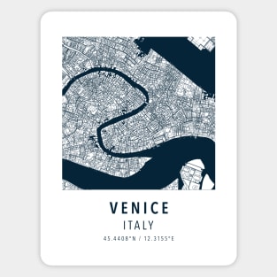 venice simple map Magnet